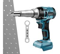 Pinza rivettatrice a batteria compatibile con batteria Ma-kita da 18 V, 20,000 N, pistola rivettatrice automatica senza spazzole, per rivetti ciechi da 2,4 - 4,8 mm (senza batteria)