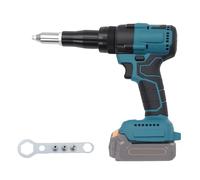 Pinza rivettatrice a batteria senza spazzole con luce LED, compatibile con batterie agli ioni di litio Makita da 18 V, ideale per cantieri, riparazioni auto e fai da te, senza batteria
