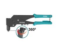 PINZA RIVETTATRICE MANUALE PER RIVETTI CIECHI 2,4-4,8mm TESTA ORIENTABILE TOTAL