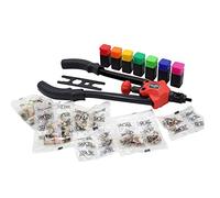 Pinza rivettatrice per dadi ciechi rivetti con 7 punte Set di rivetti ciechi