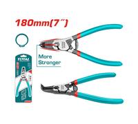 PINZA SEEGER ANELLI ELASTICI ESTERNI BECCHI CURVI TESTA PIEGATA 180mm TOTAL