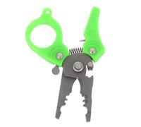Pinza Spelacavi Mini Multifunzione per Elettricisti, Taglio Cavi | Design Compatto e Portatile, Impugnatura Ergonomica, Acciaio Inossidabile e Plastica, Colore Verde