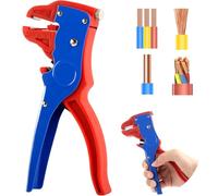 Pinza Spelafili Automatica, Spelafili Elettricista 2 in 1 leggera e portatile per Spelatura e Taglio di Cavi da 0,2-8 mm², per Lavori Precisione Riparazioni Elettroniche e Automobilistiche