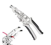 Pinza spelafili | Chiave esagonale manuale resistente | Pinza crimpatrice per elettricista | per officine, cantieri, hobbisti principianti professionisti