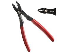 Pinza spelafili e crimpatrice per cavi elettrici, 12-20 AWG, pinza spellafili con manico ergonomico, struttura in acciaio al manganese, compatibile con fili isolati non isolati