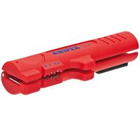 KNIPEX Spelafili per cavi piatti e tondi 16 64 125 SB, 125mm Quantità:1