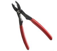 Pinza spelafili per cavi elettrici, 12-20 AWG, con manico ergonomico per fili isolati e non isolati, manganese S