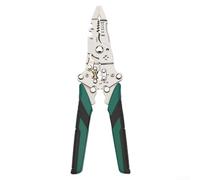 Pinza spelafili pieghevole 12 in 1 multifunzione in acciaio ad alto tenore di carbonio, impugnatura antiscivolo per taglio crimpatura avvolgimento hardware portatile