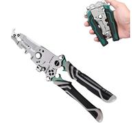 Pinza spelafili pieghevole 18 in 1, pinza spelafili multifunzione, strumento spelafili, strumento di crimpatura per elettricisti, strumento per elettricisti, strumento per elettricisti