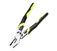 Pinza spelafili, pinza spelafili per elettricisti, strumento manuale per cablaggi da 22,9 cm, portatile, multifunzione, spelacavi, robusto strumento elettrico per spelare cavi, crimpatura