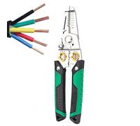 Pinza spelafili, strumento per crimpare fili - Utensili elettrici multifunzione | Taglio cavi da elettricista, pinza per connettori elettrici, alta precisione per connettori termorestringenti