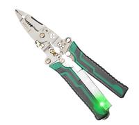 Pinza spellacavi elettrica - Pinza tagliacavi,Impugnatura ergonomica Pinza spelafili di precisione per il taglio di cavi per l'industria manutenzione cablaggio di rete Automobile Marine