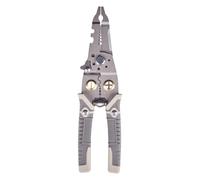 Pinza spellacavi, pinza di crimpatura ergonomica antiruggine, pinza spellacavi per taglio e pressatura | per elettricisti, manutenzione operai edili, riparazione del motore, problemi di cablaggio e