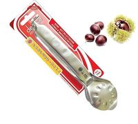 PINZA TAGLIA CASTAGNE IN ACCIAIO INOX 18/10 CON DOPPIA LAMA A CROCE "DE LUCA"