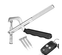 Pinza taglia-chiavi - Taglierina ergonomica multifunzionale per chiavi 'auto, strumento pieghevole antiscivolo con 3 perni per marina, moto, camper, camion, barca, riparazione veicoli