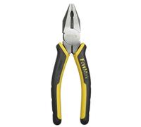 Pinza Universale Professionale, 20 cm, Manici Bicolore Nero-Giallo