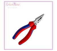 Knipex Pinza Universale con Testa a Punta Bonderizzata Nera, Rivestiti in Materiale Bicomponente 145 Mm (Confezione Self-Service/Blister) 08 22 145 Sb