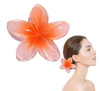 Pinzas Para El Cabello Con Flores, Hawaiian plu-meria Hair Clip, Pin- De Pelo Para Cabello Grueso Pinzas De Pelo De Flores Para Mujeres Y Niñas, Accesorios Para La Cabeza