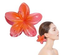 Pinzas Para El Cabello Con Flores, Hawaiian plu-meria Hair Clip, Pin- De Pelo Para Cabello Grueso Pinzas De Pelo De Flores Para Mujeres Y Niñas, Accesorios Para La Cabeza