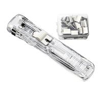 Pinzatrice a leva,Distributore di Clip per Fissaggio Piccoli Documenti | Distributore con pinzatrice e graffette - per Ufficio Casa Scuola Fascicoli Ricevute Libri