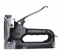 Pinzatrice per tappezzeria DEDRA 11Z002, tamponatrice per tappezzeria, lunghezza graffetta: 4-14 mm, forza di impatto regolabile, robusta struttura interamente in metallo, lavoro rapido, tipo