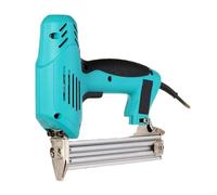 Pinzatrice pneumatica, cucitrice elettrica per tapi, pistola a chiodo dritto elettrica da 220 V e 2000 W, strumento di falegnameria ad alta potenza da 10-30 mm, pistole per chiodi, graffette