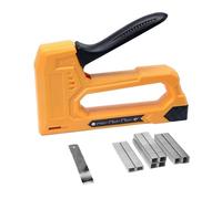 Pinzatrice pneumatica, cucitrice elettrica per tapi, pistola cucitrice a bassa potenza per falegnameria, kit pistola per chiodi manuale con graffette da 1600 pezzi