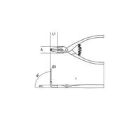 BETA PINZA A BECCHI PIEGATI A 90° PER ALBERI SERIE 1038 135X0,9