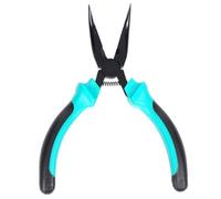 Pinze a becco curvo, kit di strumenti per perline, tagliafili, aghi e pinze in metallo, strumento di raccolta per gli appassionati ergonomici
