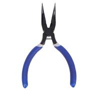 Pinze a becco curvo, kit di strumenti per perline, tagliafili, aghi e pinze in metallo, strumento di raccolta per gli appassionati ergonomici