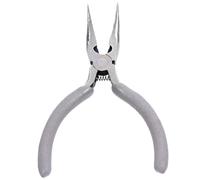 Pinze a becco curvo, kit di strumenti per perline, tagliafili, aghi e pinze in metallo, strumento di raccolta per gli appassionati ergonomici