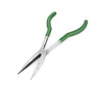 Pinze a becco lungo da 10/16 pollici, dritte, progettate per meccanici, tecnici, appaltatori, ganasce fresate