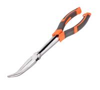 Pinze a becco lungo esteso da 11 pollici, dritte, 45 o 90 gradi, rotondo, multi-attrezzo di bloccaggio, strumento manuale lungo