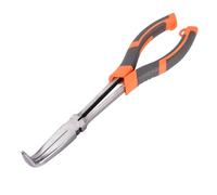 Pinze a becco lungo esteso da 11 pollici, dritte, 45 o 90 gradi, rotondo, multi-attrezzo di bloccaggio, strumento manuale lungo