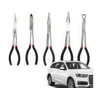 Pinze A Becco Lungo,Utensile Manuale per Fili con Angoli da 25, 45 e 90 Gradi | Pinze a Becco Sottile a Lunga Portata da 28 cm | per Pesca Creazione Gioielli Fai da Te Lavori Elettrici Elettricista Ri