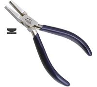 Pinze a becco piatto semicircolare Pinze per la formazione di gioielli Strumenti per la creazione di gioielli Pinze ad anello Idee regalo Strumenti per hobby e artigianato 13 cm PTL®