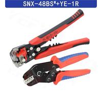 Pinze a cricchetto SNX con ganasce intercambiabili for terminali XH2.54/DuPont2.54/2.8/4.8/6.3/non isolati/a ghiera(SNX-48BSW Y1R)