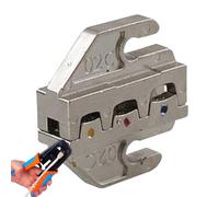 Pinze a crimpatura - Ricambio per acciaio al carbonio per morsetto filo di aggraffatura | Botte aperta crimping cubi, strumenti di crimpatura multifunzionali, forma di mascella per uso e operazioni