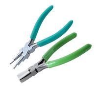 Pinze a naso verdi per gioielli in nylon pinze per gioielli che fanno strumenti per perline Looping Shaping Wire per realizzare naso piatto in nylon