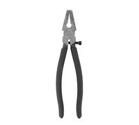 Pinze a testa grande con manico nero Strumenti di riparazione per gioielli Pinze per trafilatura Pinze a naso piatto Pinza per disegnare gioielli a naso piatto Testa grande