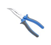 Unior Semi-round Nose Pliers Curved Tool Blu 200 mm