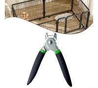 Pinze angolari in rete per pinze ad anello, strumento manuale in acciaio al carbonio per gabbie per animali domestici, corde, insaccamento fai da te, design leggero da 171 mm con impugnatura