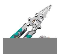 Pinze assolute per elettricisti - Strumento di auto-hosting per rimuovere l'isolamento con tester integrato | Pinze di abolizione robuste e pieghevoli per cavi in rame, sistemi