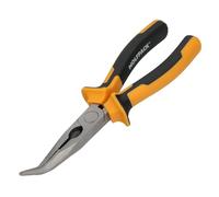 Pinze bocca curva 200 mm. Acciaio DIN 5745 Pinze a punta curva, Pinze a bocca ricurva lunga,