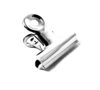 Pinze Bulldog In Metallo Chrome Per Cartella Clip Fermacarte Vari Formati
