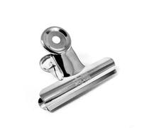Pinze Bulldog In Metallo Chrome Per Cartella Clip Fermacarte Vari Formati