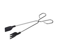 Pinze con paletta di nylon ideali per carne o pesce. Realizzate in acciaio inossidabile elettrolucidato. Lunghezza: 30 cm.