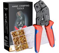 Pinze Crimpatrici elettrici, Faston, capicorda, kit 300