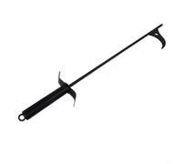 Pinze da attizzatoio in acciaio massiccio per interni ed esterni per incendi, manico lungo per un uso sicuro