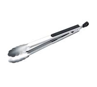 Pinze da Chef Pinza For Griglia In Acciaio Inox Antiscottatura Adatta For Cucinare Bistecche BBQ Clip Pinze Morsetto(Black,44ccm)